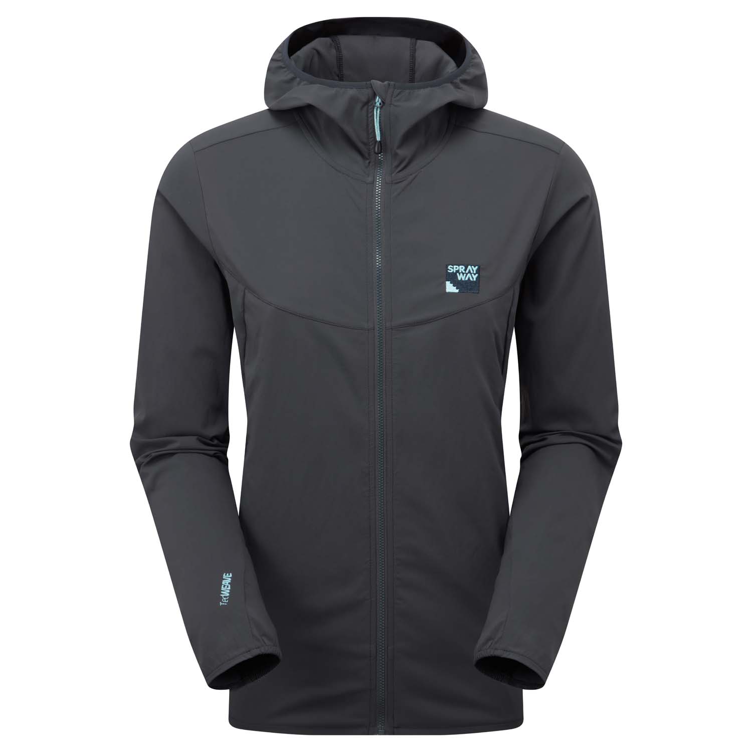 Sp 008476 escape trail w hoody sp 01050 darkgraphite front