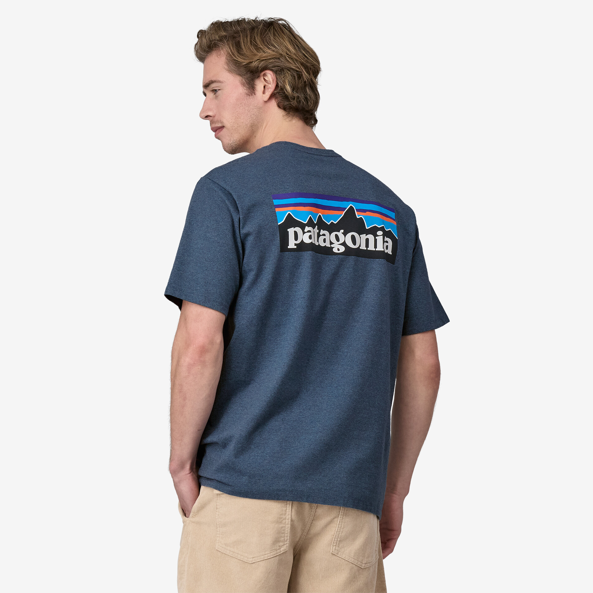 PATAGONIA P-6 Logo Resposibli-Tee Heren PATAGONIA P-6 Logo Resposibli-Tee Heren