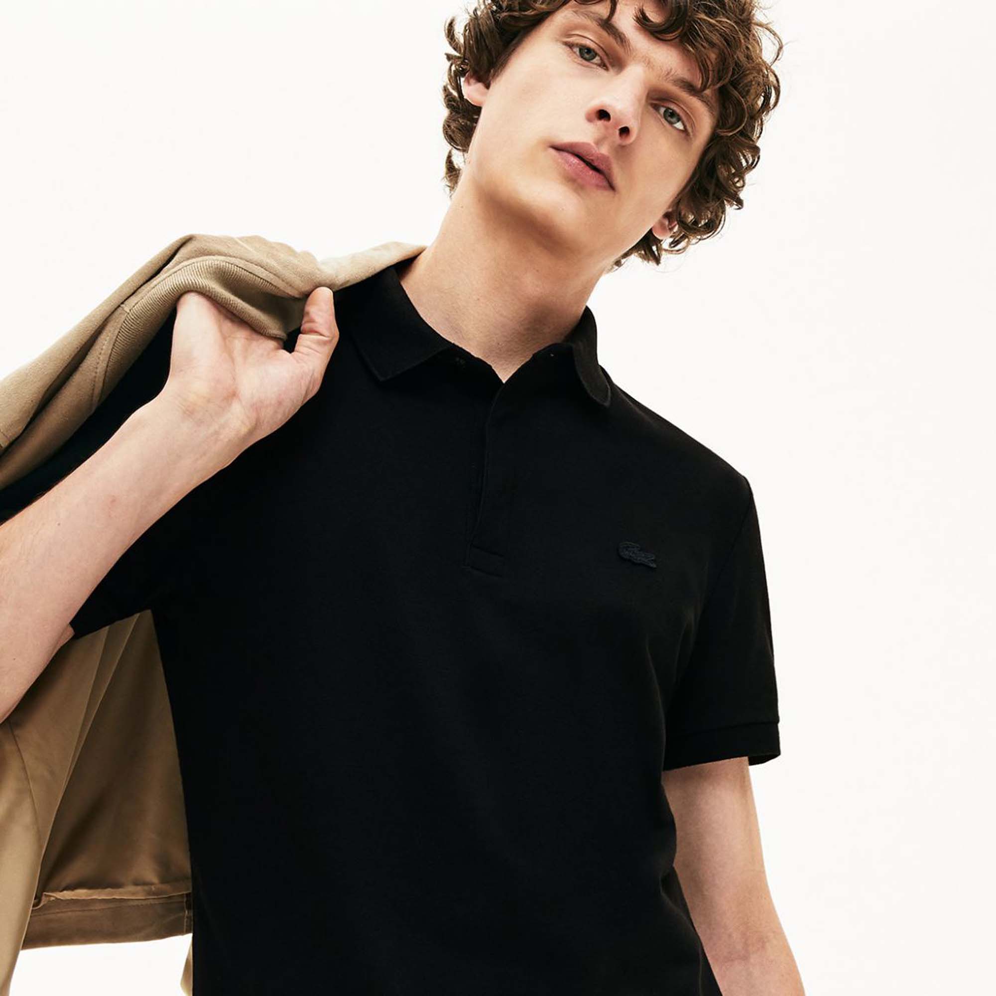 LACOSTE Paris Stretch Polo Heren