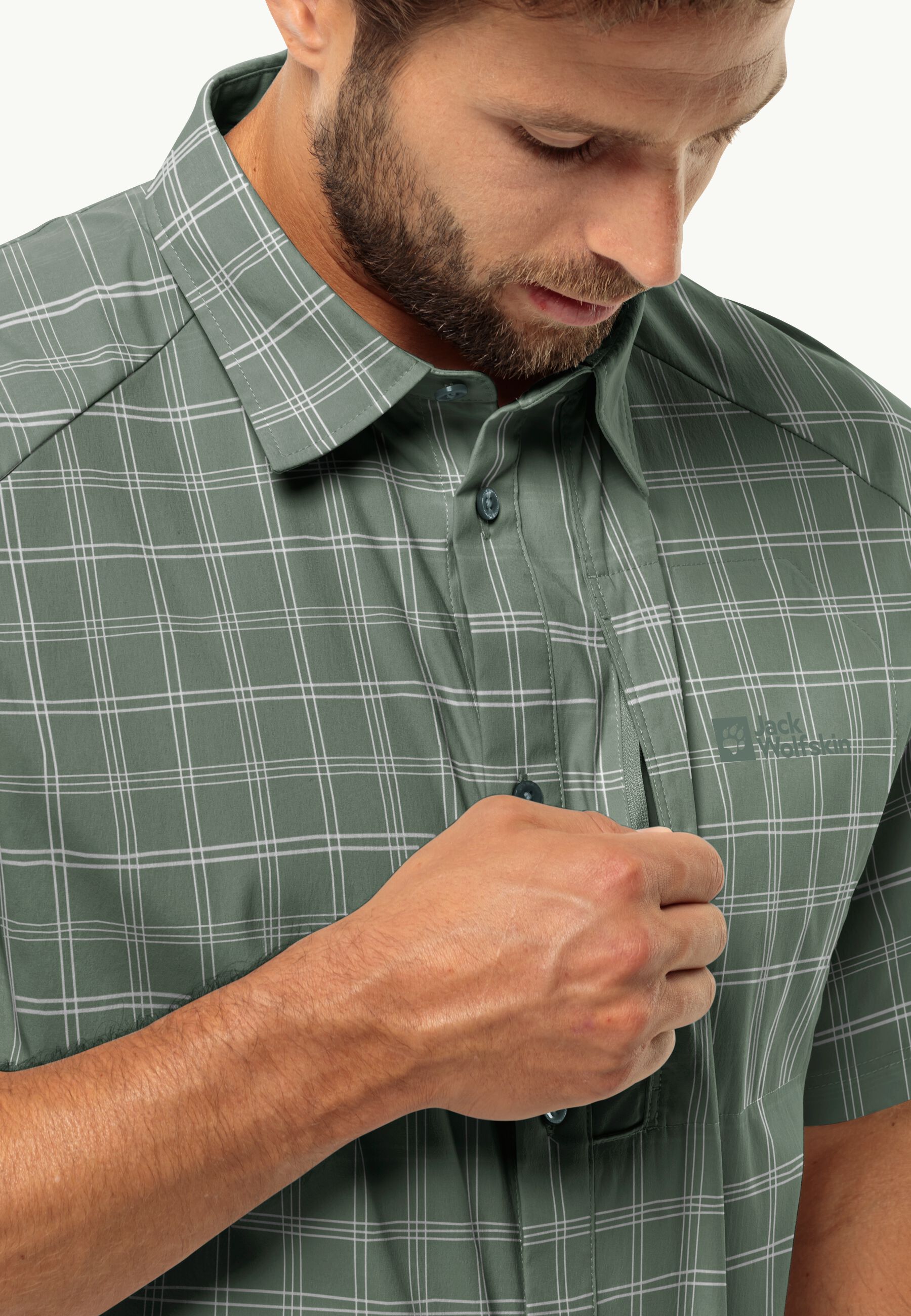 JACK WOLFSKIN Norbo Shirt Heren JACK WOLFSKIN Norbo Shirt Heren