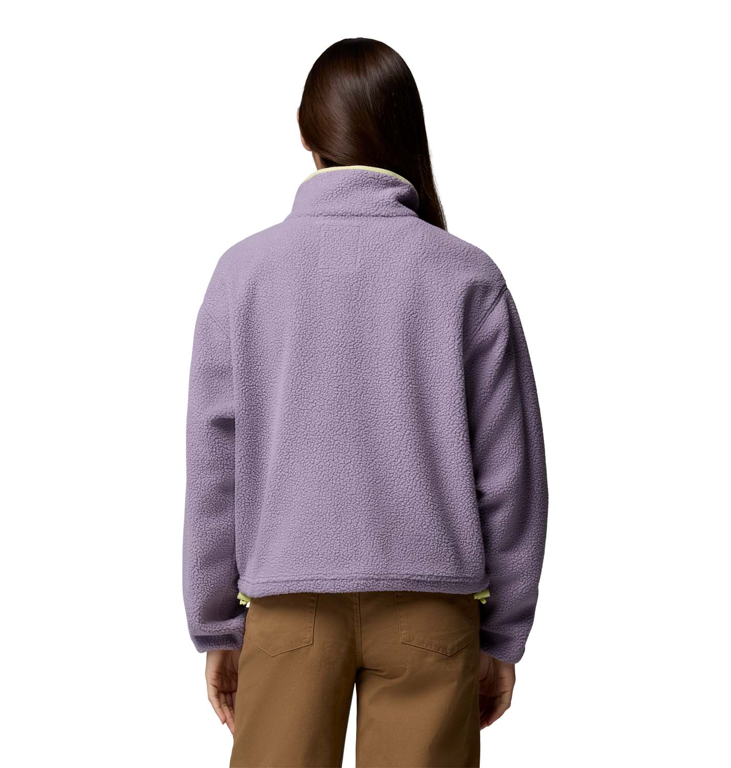 COLUMBIA Helvetia II Cropped Sherpa Half Snap Fleece Dames